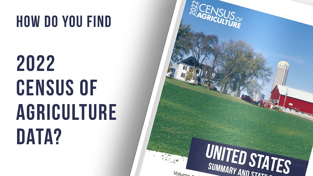 How to Find 2022 Census of Agriculture Data