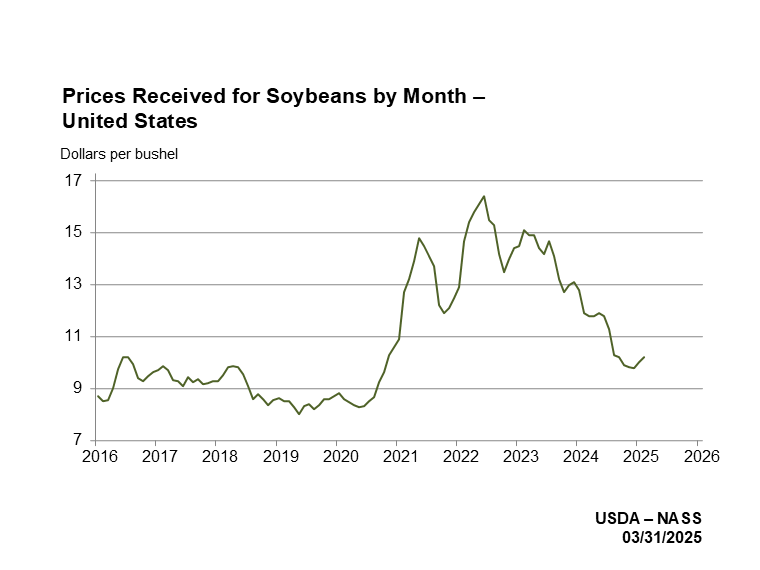 Us Soybean Prices Chart