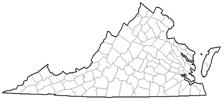 Image showing a county map of Virginia