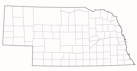 County outlines for NEBRASKA