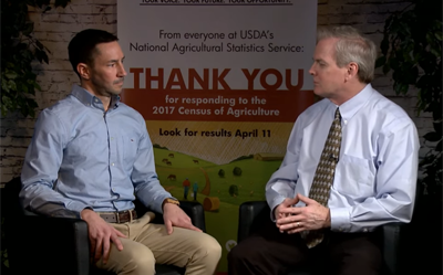 Video of Adam Cline, NASS Statistician, talking about what you should know about the Census of Agriculture.